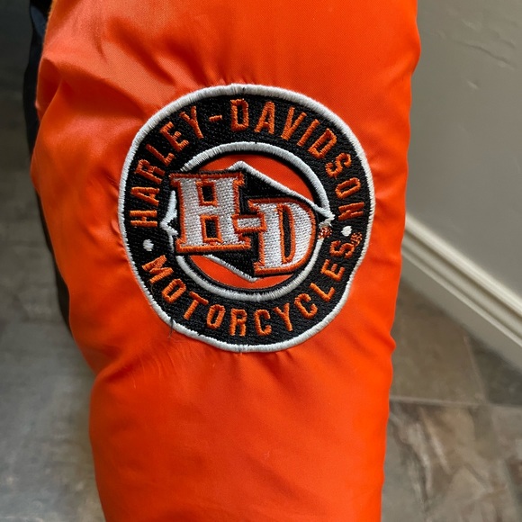 Vintage Harley Davidson Reversible Bomber Jacket - Picture 7 of 8